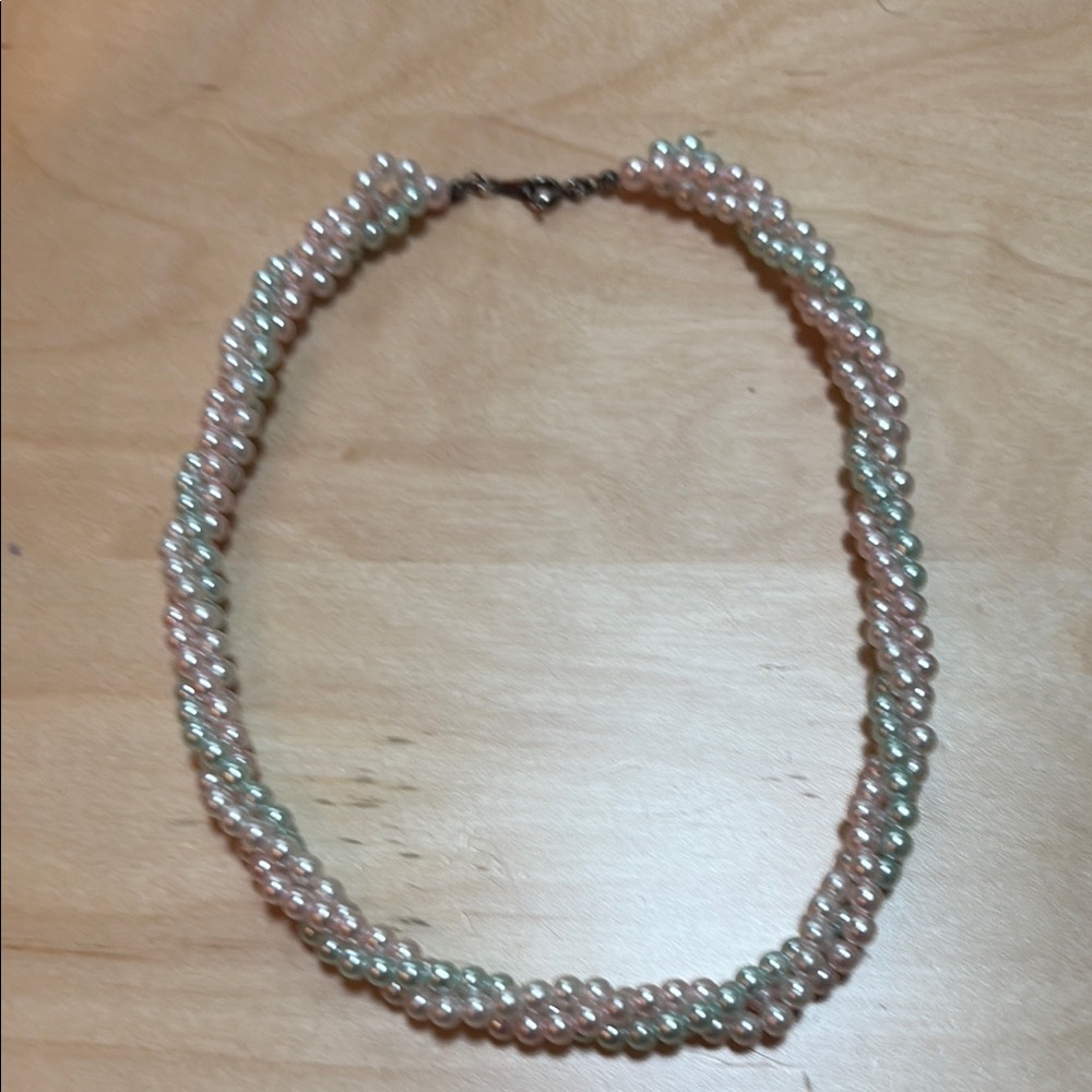 Vintage triple strand Pearl Necklace